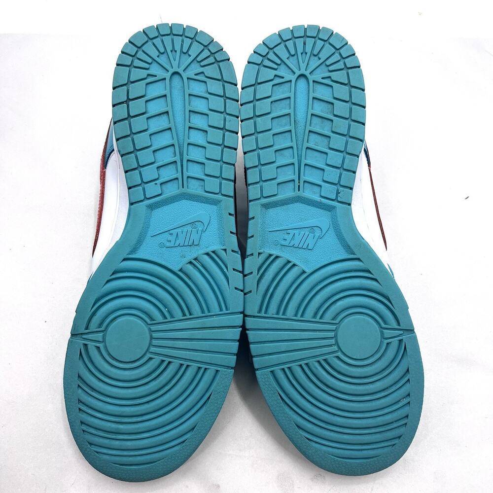 Nike Dunk Low Miami Dolphins - DV0833-102 - Mens 11.5 - Picture 12 of 13